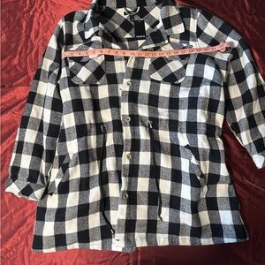 Torrid Monochrome Plaid Shirt